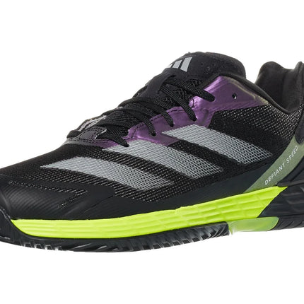 adidas Defiant Speed 2 Black/Lucid Lemon Men's Shoes